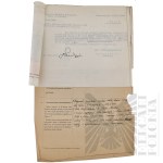 II RP - Orzeczenie Lekarskie wraz z Innymi Dokumentami kpt. pil. Antoniego Misejuka Ofiary Zbrodni Katyńskiej.
