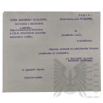 II RP - 2 Odpisy Tajnego Pisma Plutonu Żandarmerii Wojskowej w Równem Posterunek w Krzemieńcu do Komendanta P.K. U. w Krzemieńcu.
