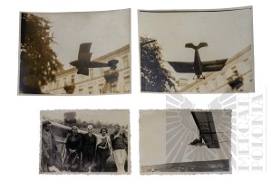II RP Four Photographs with Aircraft League of Air and Gas Defense