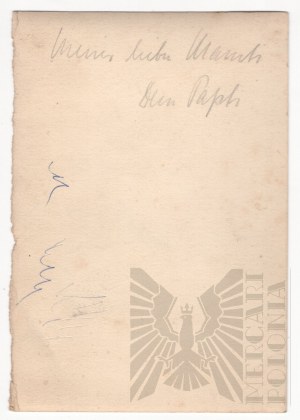 Third Reich Photograph of a Man with an Armband with a Swastika