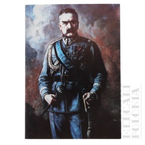 PSZnZ/III RP - Commemorative Card No. 421 Issued on the Occasion of the 70th Anniversary of Regaining Independence Jointly by the J. Pilsudski Institute, the Polish Institute and the General Sikorski Museum and the Association of Polish Veterans in an edi