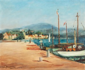 Henry Hayden (1883 Warsaw - 1970 Paris), View of St. Tropez