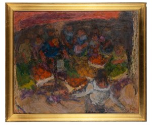 Eugeniusz Eibisch (1896 Lublin - 1987 Warsaw), Market in Antibes