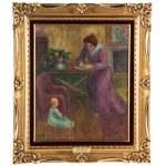 Jean Peské (1870 Golta/Ukraine-1949 Le Mans), Children's Reading (Letter)