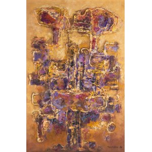 Tadeusz Łapiński (ur. 1928 Rawa Mazowiecka - 2016), Malarstwo materii, 1956 r.