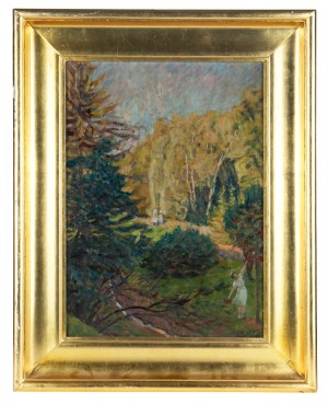 Ludwik Misky (1884 Nowy Sącz - 1938 Krakow), In the Park