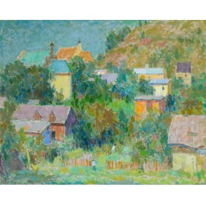 Eugeniusz Arct (1899 Odesa - 1974 Warsaw), View of the parish in Kazimierz