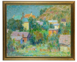 Eugeniusz Arct (1899 Odesa - 1974 Warsaw), View of the parish in Kazimierz