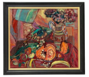 Ewa Przebindowska (1940 Torun - 2024 Krakow), Still life with pumpkin, 2000.