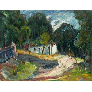 Józef Wasiołek (1921 Smarglin - 2008 Łódź), Stara chata w Chłapicach