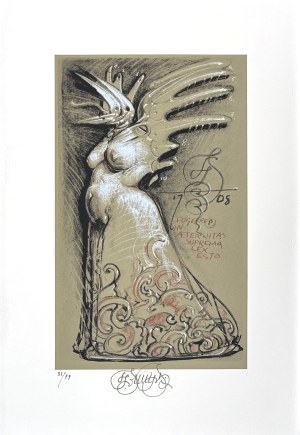 Franciszek Starowieyski, Fugere in aeternitas suprema lex esto, 2008.