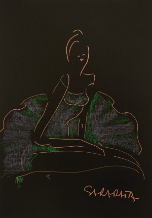 Joanna Sarapata, Green Ballerina, 2021