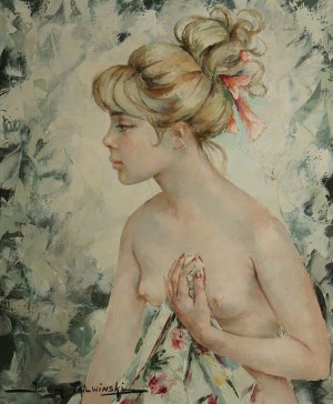 Igor Talvinsky, Blonde au chignon (Blonde with a bun)