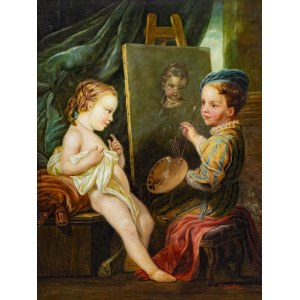 Artysta Nierozpoznany, Młody artysta i jego muza