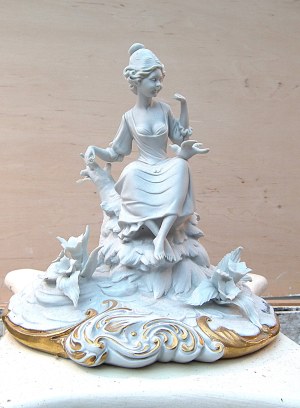 Edoardo Tasca ,porcelain figure by Capodimonte company
