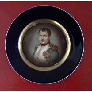Talerz patriotyczny Napoleon,1921 ,manufaktura Herend