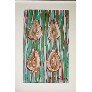 Edward Dwurnik(1943-2018),Tulipany