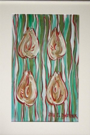 Edward Dwurnik(1943-2018),Tulips