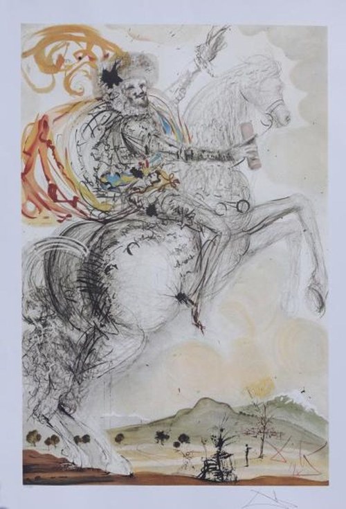Salvador Dali (1904-1989), The Count-Duke of Olivares (Hrabia-Książe Olivares),1989 (1959)
