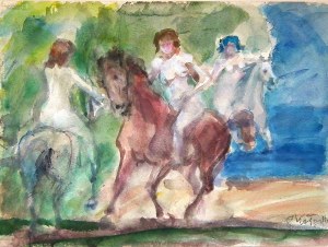 Zdzisław Kalędkiewicz(1913 Częstochowa-2005Bojano),Genre scene