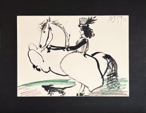 Pablo Picasso 1881-1973 Jacqueline en Amazone 1961