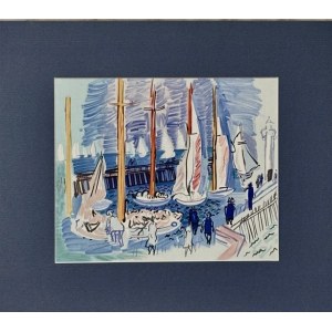 Raoul DUFY (1877 - 1953) Regaty, 1965