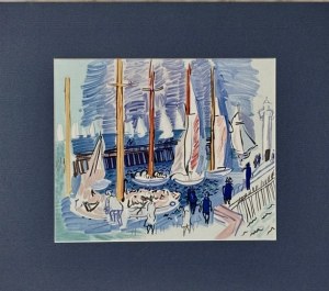 Raoul DUFY (1877 - 1953) Regatta, 1965
