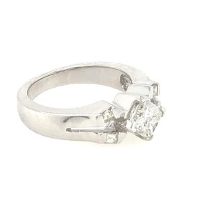 18K WHITE GOLD RING 8.03 GR WITH DIAMONDS AND BRILLIANTS - RNG30406