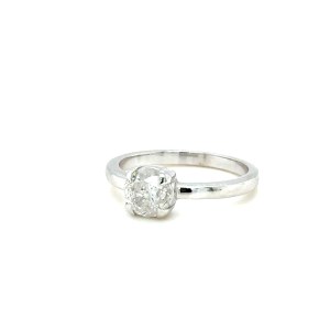 3.22 GR WHITE GOLD RING WITH DIAMONDS - RNG41107
