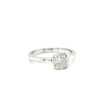 3.22 GR WHITE GOLD RING WITH DIAMONDS - RNG41107