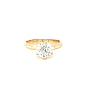4 GR YELLOW GOLD RING WITH 2.00 CT DIAMONDS - RNG41101