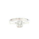 3.23 GR WHITE GOLD RING WITH DIAMONDS - RNG41106