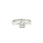 3.23 GR WHITE GOLD RING WITH DIAMONDS - RNG41106