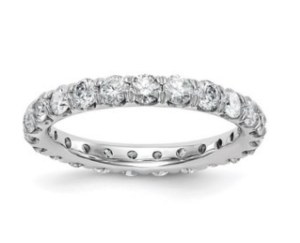 GOLD RING WITH LAB GROWN DIAMONDS - 444 LG