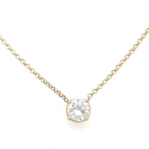 2.69 GR YELLOW GOLD CHOKER WITH DIAMONDS - DH-P199