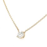 2.69 GR YELLOW GOLD CHOKER WITH DIAMONDS - DH-P199