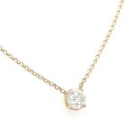 2.69 GR YELLOW GOLD CHOKER WITH DIAMONDS - DH-P199