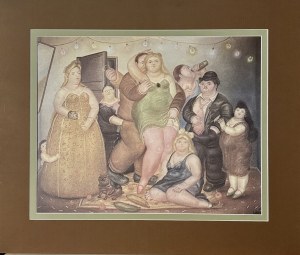 Fernando Botero (1932 - 2023), Night party,1976.