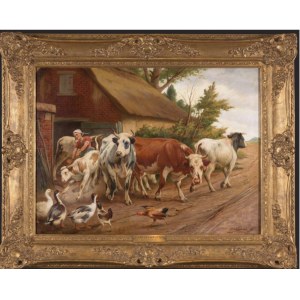 Jean François (Jan Frans) Van Leemputten (1818 - 1894), Wiejskie życie, XIX wiek
