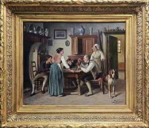 Lucien Gerard (1852-1935), Family reunion, 1892-95