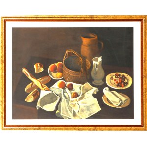 André Derain (1880-1954), Nature morte à la baguette - (Martwa natura z bagietką), 1970 (1935)