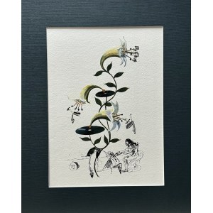 Salvador Dali (1904 - 1989), Flordali: Lys Musical (Muzyczna Lilia)