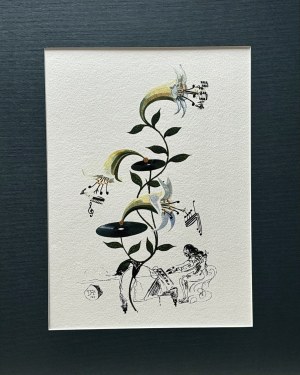 Salvador Dali (1904 - 1989), Flordali: Lys Musical (Musical Lily).