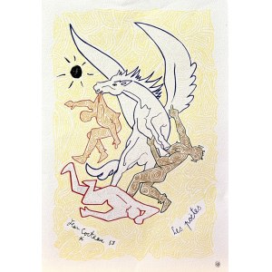 Jean COCTEAU (1889-1963) Les Poetes 1958 ( lata 60-te)