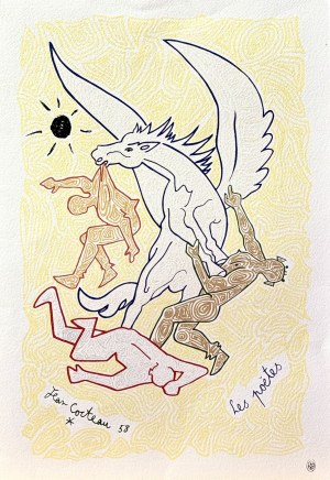 Jean COCTEAU (1889-1963) Les Poetes 1958 ( 1960s)