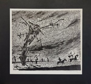Stefan Rassalski (1910 - 1972), Don Quixote after the battle, 1961.