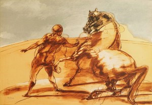 Claude WEISBUCH (1927-2014), Taming of the Steed,1984