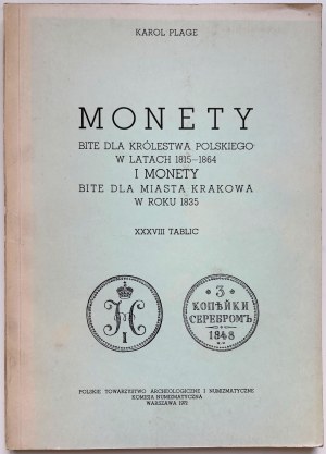 K. Plage, catalog of 19th century minting. Kingdom of Poland 1815-1864