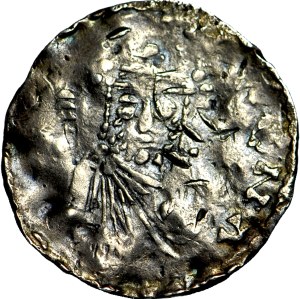 Germany, Mainz - Archbishopric, Henry II 1002-1024, Denarius in Byzantine type