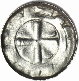 R-, Zbigniew? After 1097 Cross denarius, straight cross/Maltese cross